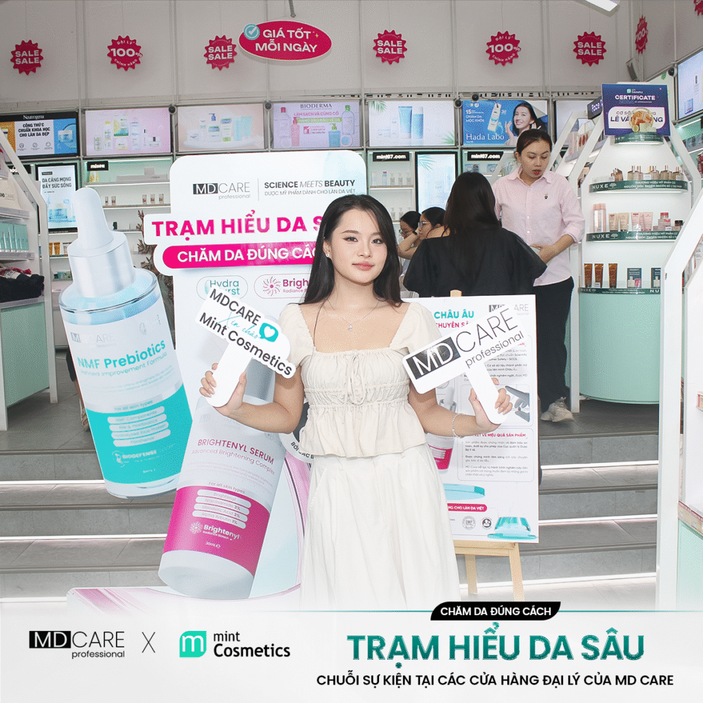 Sự kiện ra mắt MD Care tại Mint Cosmetics